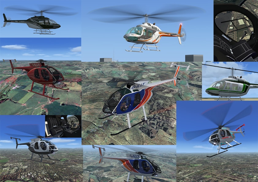 flight simulator x helicopters