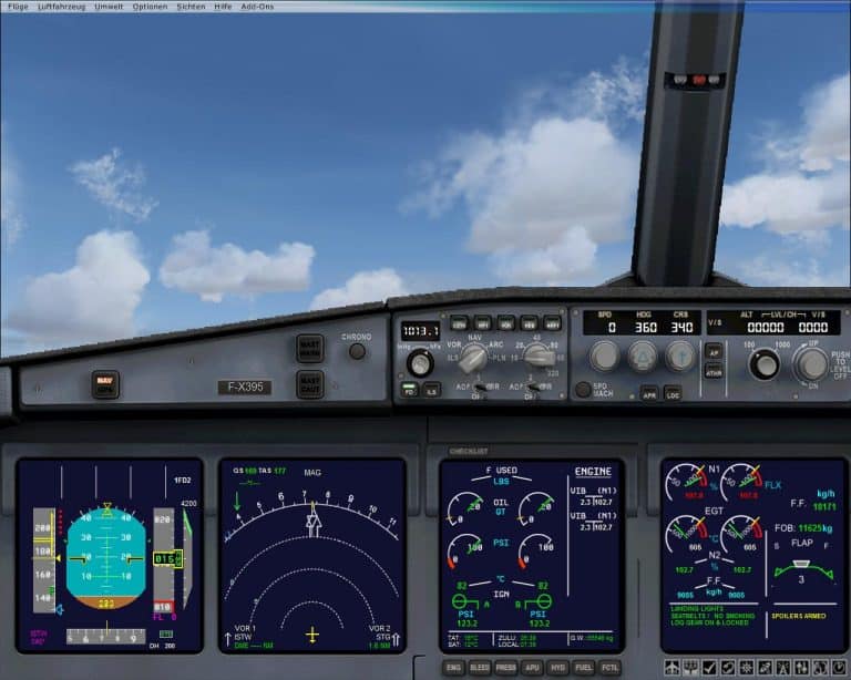 airbus a320 cockpit vs fsx