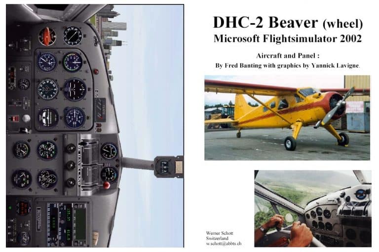 FS2002 Manual Checklist De Havilland DHC 2 Beaver Mk I FS Aircraft