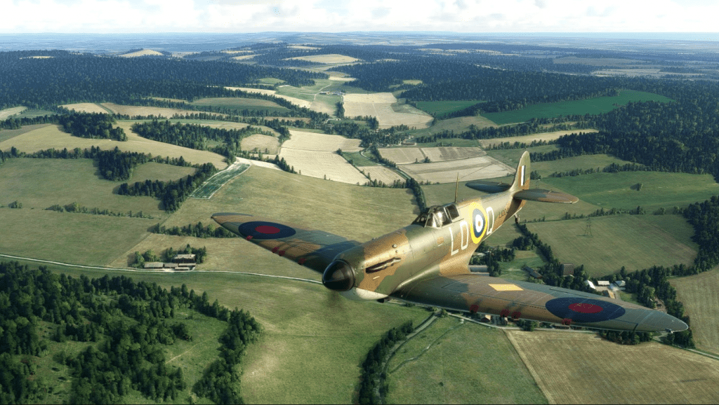 Spitfire Mk 1A 602 Squadron L1004 LO Q V1 0 MSFS 2020 Liveries Mod