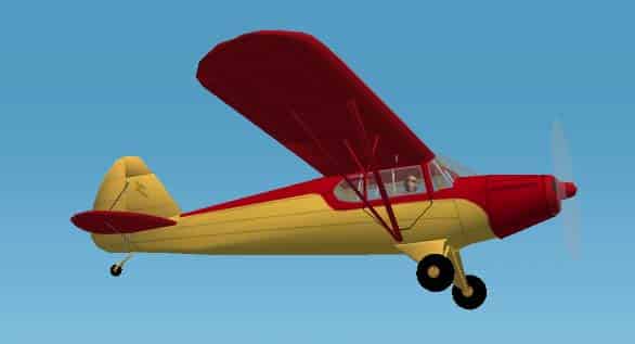 FS2002 1946 Piper PA-12 Super Cruiser