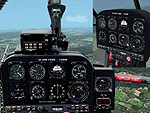 FS2002 2D and 3D Panel for G-Max Alouette III