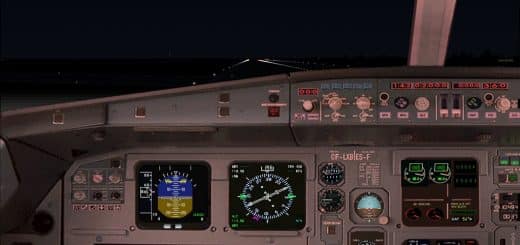 FS2002 A320 panel