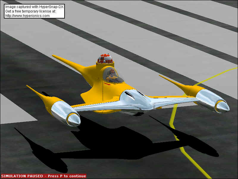 FS2002 Naboo Fighter model