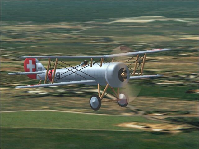 FS2002 Nieuport 28C.1. Model Update