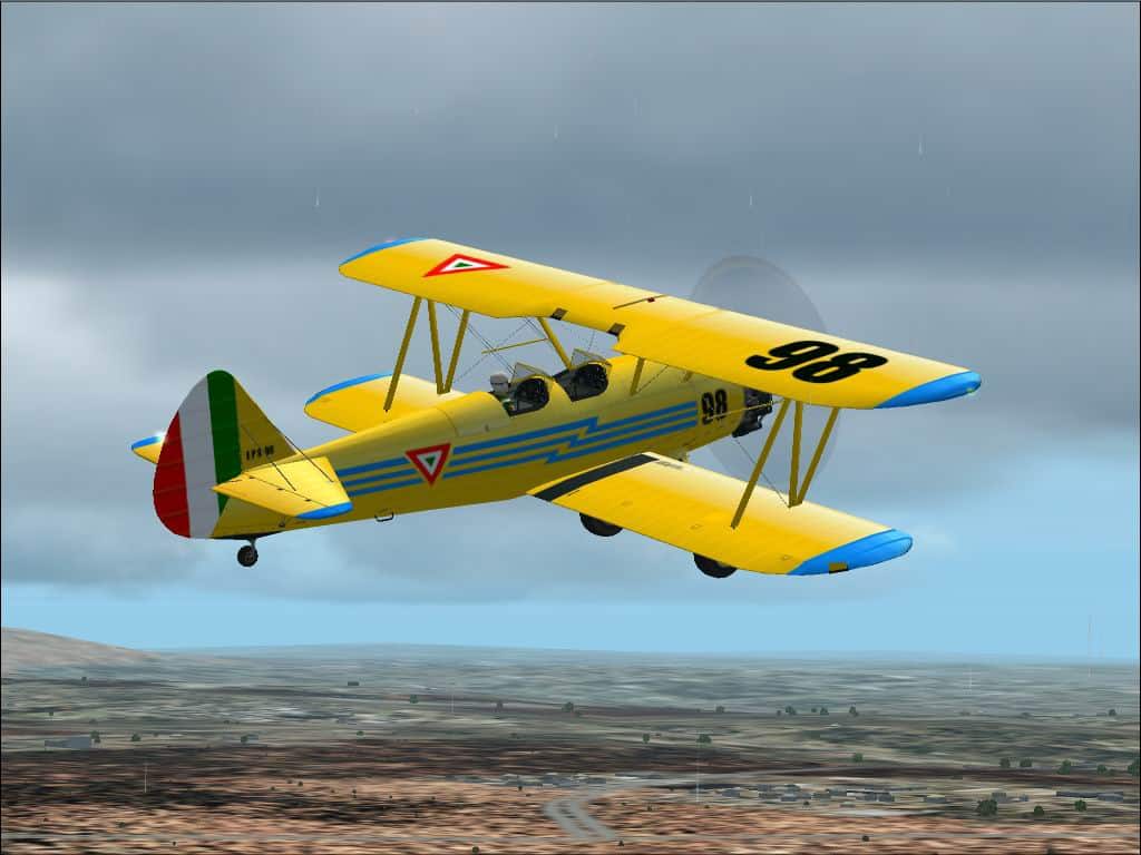 FS2002 Only – Stearman Kaydet Mexican Air Force