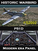 FS2002 P51D With Packard Merlin V-1565-7