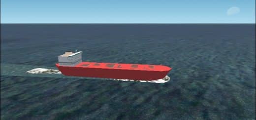 FS2002 Set of Merchant Ships and Oil Tankers Located in Various Locations