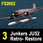 FS2004 JU52 Retro Restore Project Pt3