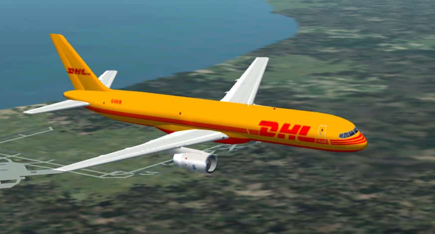 Boeing 757-236 DHL