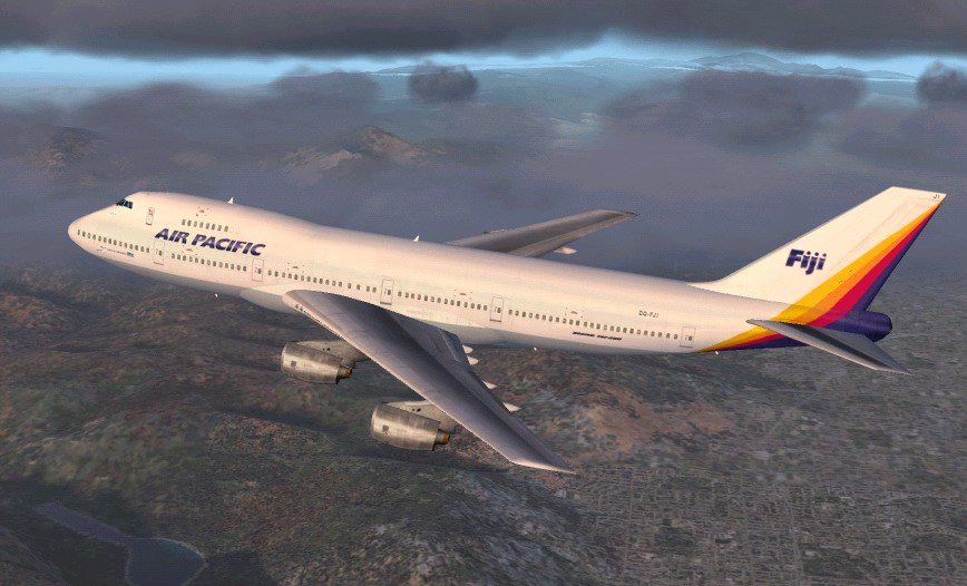 FS2000/FS2002 Project Opensky BOEING 747-200 Air Pacific (New colour) DQ-FJI “Vanua Levu”