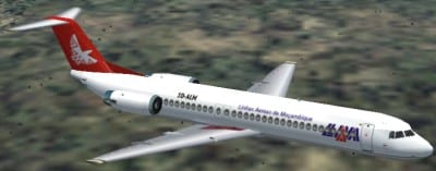 FS2002 – Aircraft Mozambique – LAM Linhas Aereas de Mozambique – Fokker 100