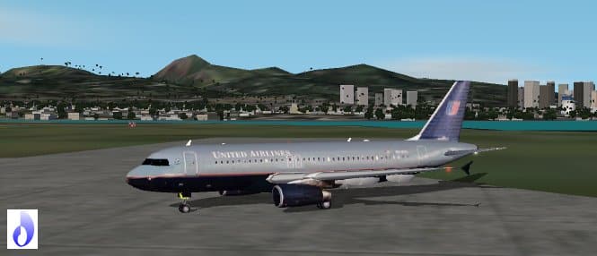 FS2002 Aircraft: United Airlines Airbus A320-232