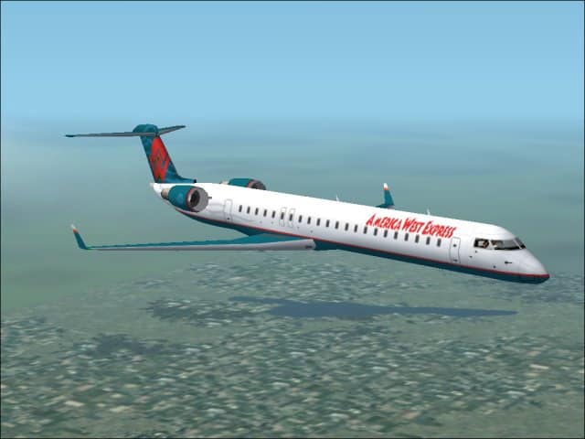 FS2002 Bombardier/Canadair CRJ900-ER, America West Express