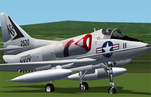 FS2002 Douglas A-4B Skyhawk of VA-22