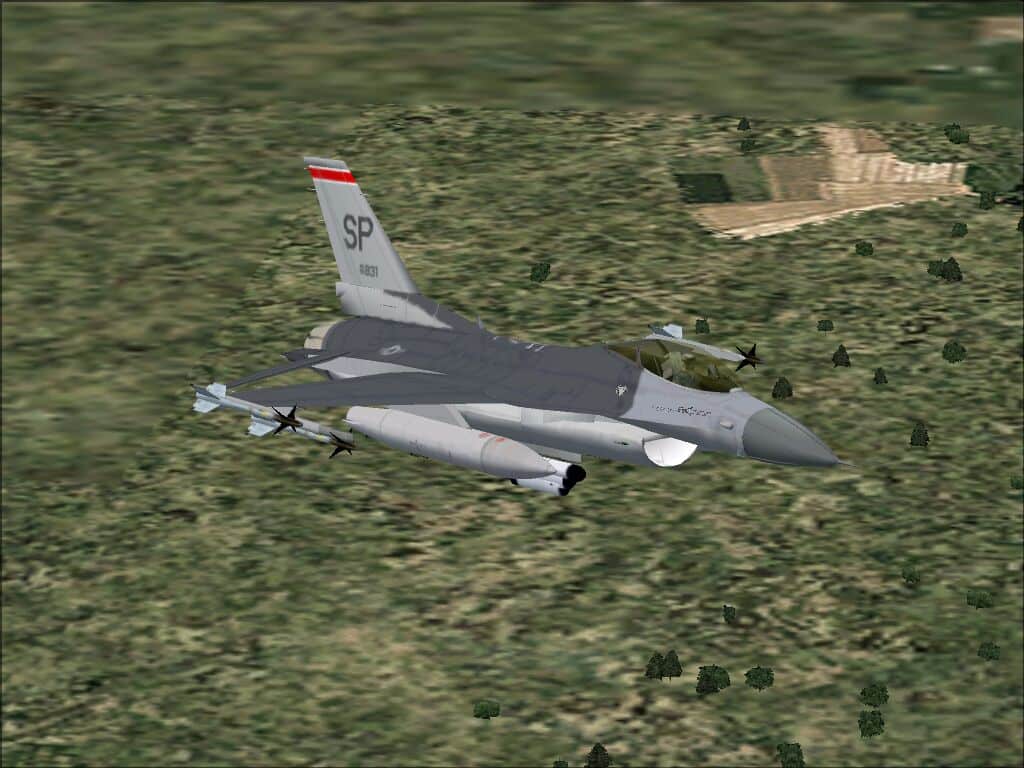 FS2002 F-16 22nd Fighter Squadron, Spangdahlem, Germany