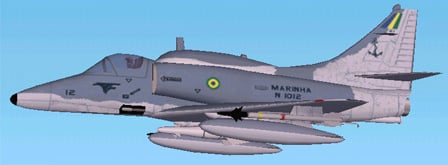 FS2002 McDonnell Douglas A-4 Skyhawk MARINHA DO BRASIL