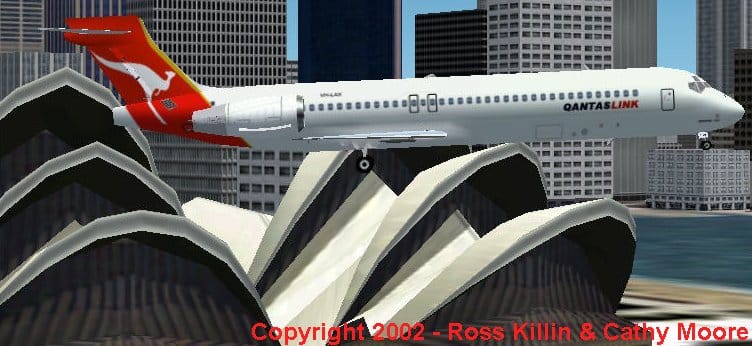 FS2002 QantasLink Boeing 717-200 Regional Jet