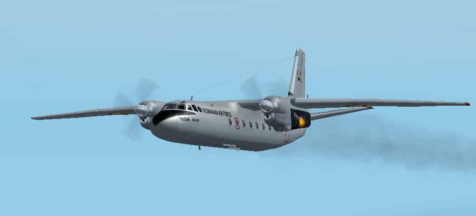 FS2002 Romanian Air Force Antonov 24RT