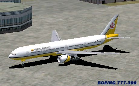 FS2002 Royal Brunei Airlines Boeing 777-300