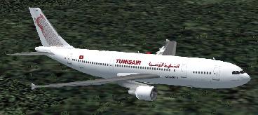 FS2002 Tunisair AIRBUS A300-600R