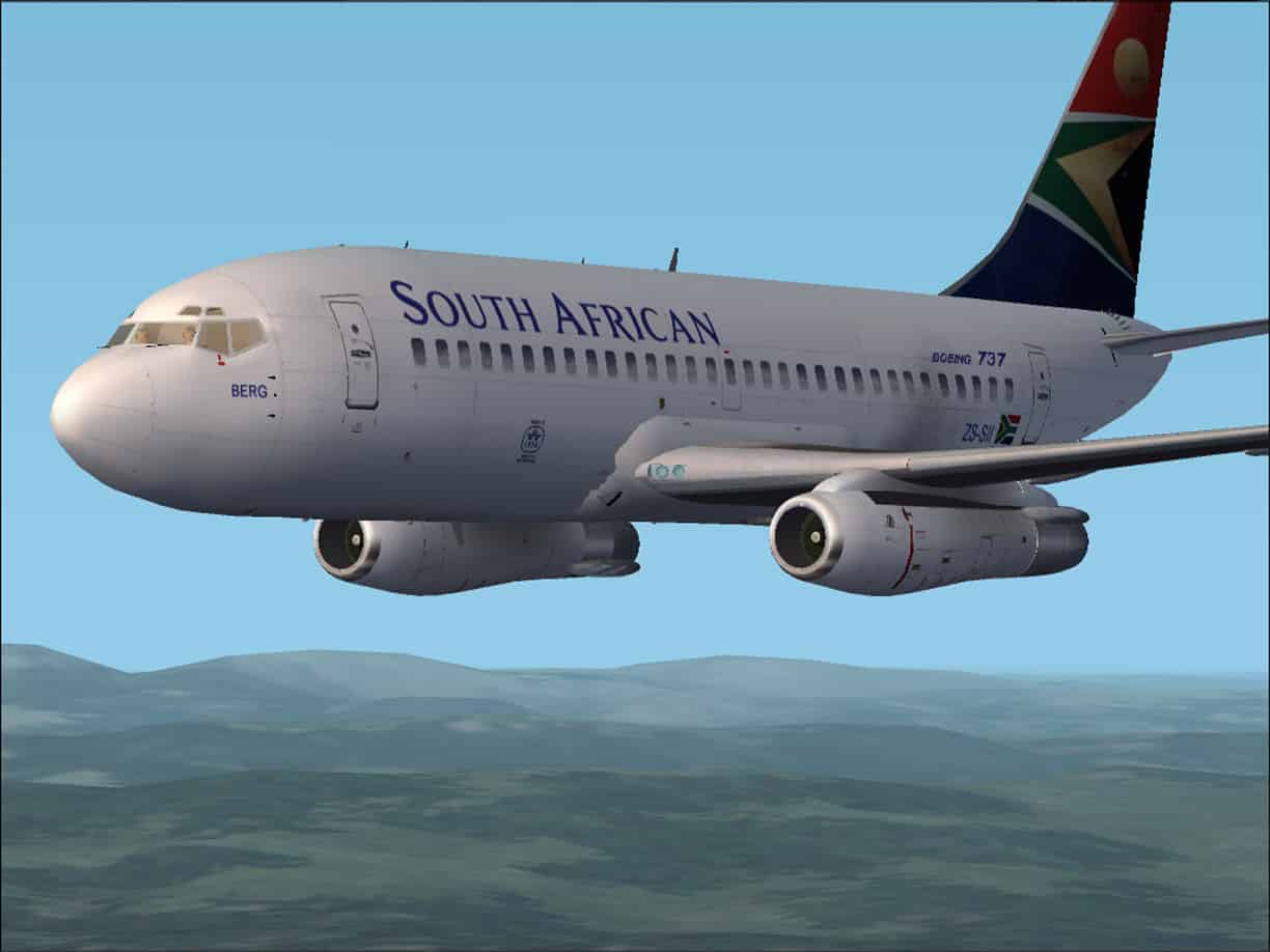 FS2002 YeoDesigns Boeing 737-200V2 South African Airways