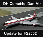 FS2002 de Havilland Comet 4c DAN-AIR Livery