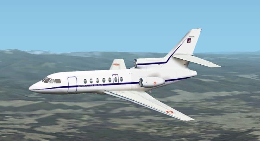 FS2002pro – Falcon 50 Italian air Force Textures only