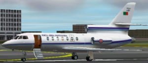 FS2002pro – Falcon 50 – PORTUGAL In colours of Forca Aerea Portuguesa Textures only