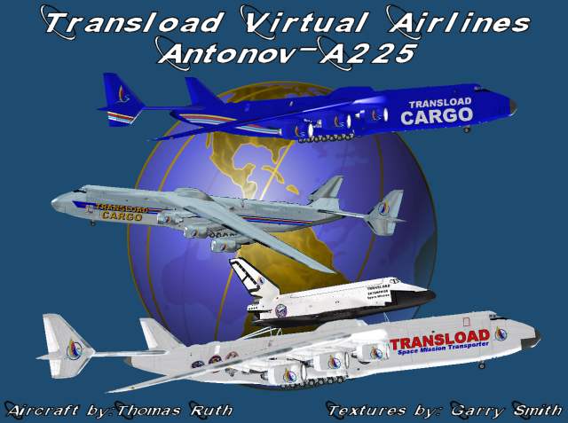 FSX Anotonov AN-225 Transload Airlines Liveries.