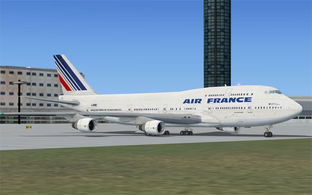 FSX Boeing 747-400 Air France Textures only