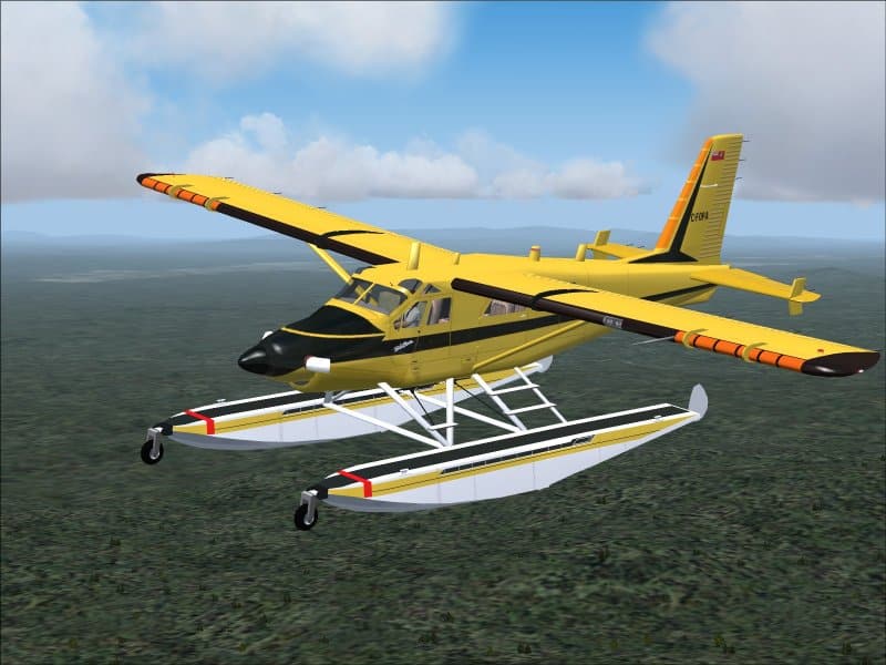 FSX DeHavilland DHC2-MK3 Turbo Beaver Amphibian, Ontario Ministry of Natural Resources