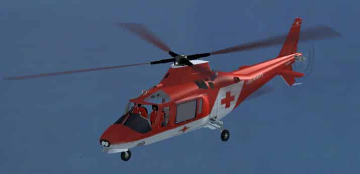 FSX GMAX Augusa A109 A Swiss Rega.