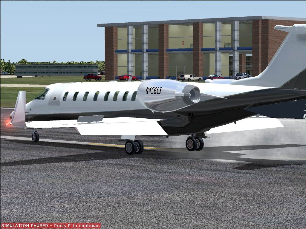 FSX Lear 45 Black/White Textures