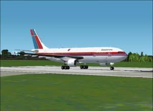 Fs2002 Airbus A300-B Dominicana livery - Flight Simulator 2002 Mod