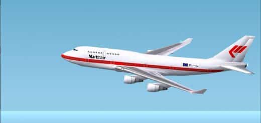 Repaint of FS2002 default 747-400 in the colours of Martinair