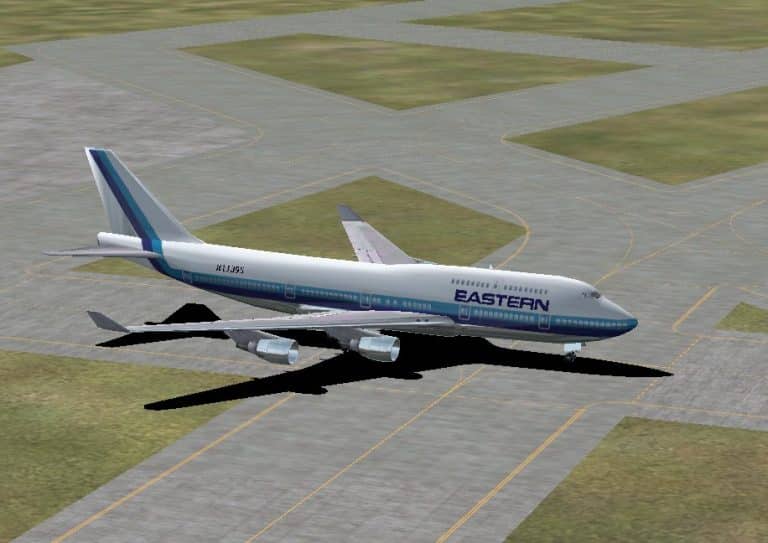 Repaint Textures Of FS2002 Default Boeing 747_400 In Eastern Airlines ...