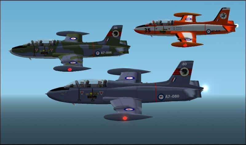 Royal Australian Air force “Aermachi MB-326” 3 textures package