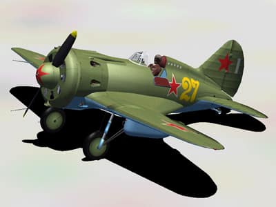 CFS2/ FS2002 Polikarpov I-16 Tip 24