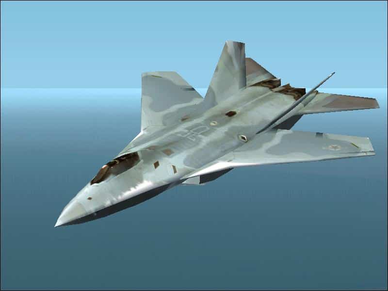 FS2002 Lockheed F-22 Incomplete Project