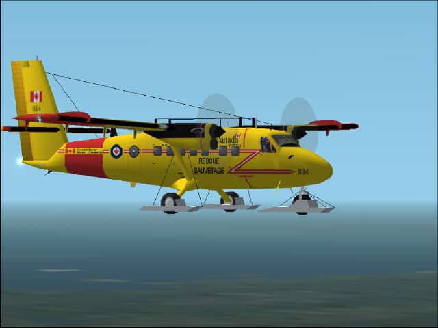 FS2002 PRO CC-138 Twin Otter Ski ver Canadian Forces 440 Transport & Rescue