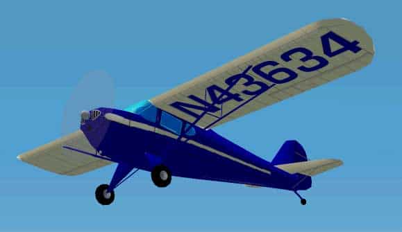 FS2002 Taylorcraft BC12-D