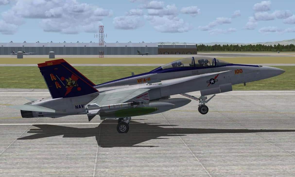 Captain Sim F-18D VFA-11 CAG Textures