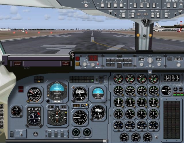 FS2004 BAe 146 Panel v4.0