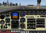 FS2004 Beech Queenair Panel