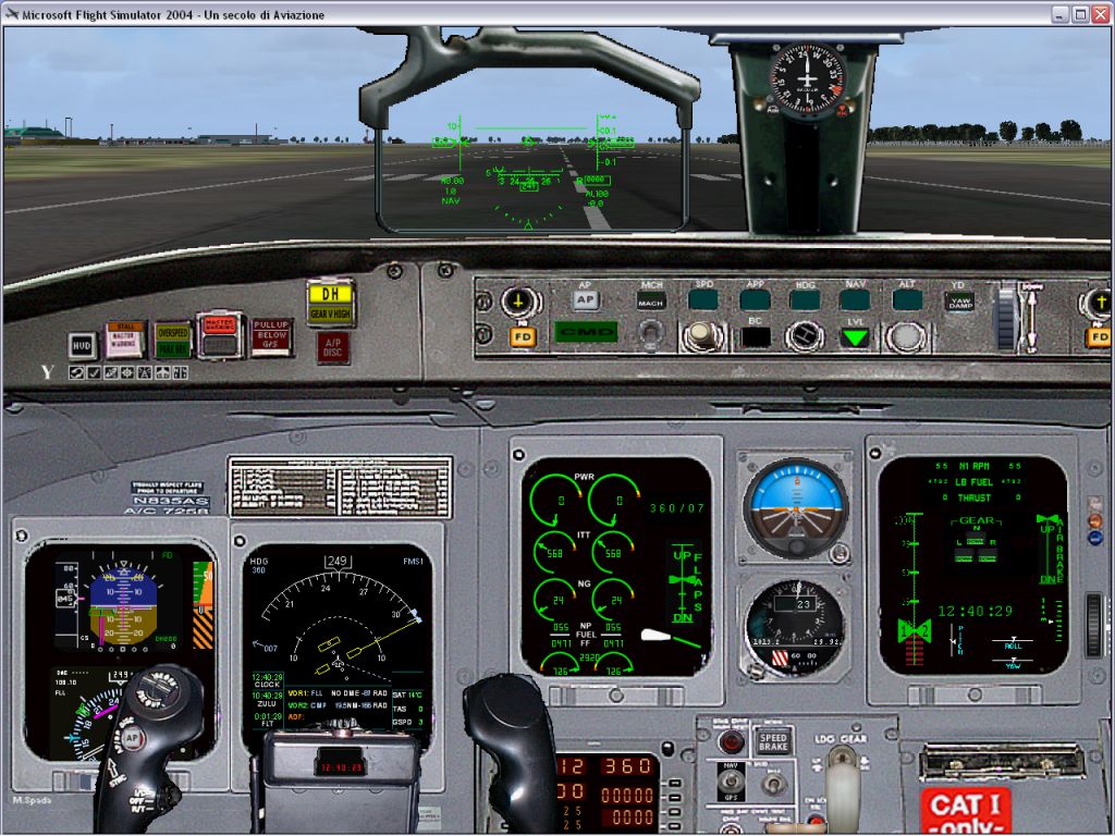 FS2004 Bombardier CRJ-700 Panel