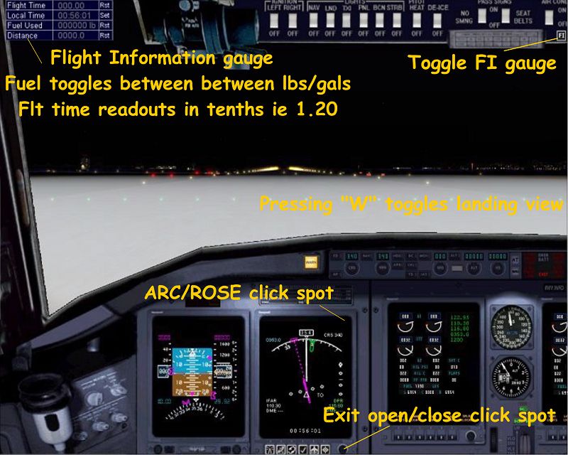 FS2004 CRJ Panels