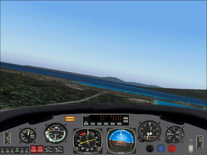 FS2004 Generic High View Single Engine Prop Panel