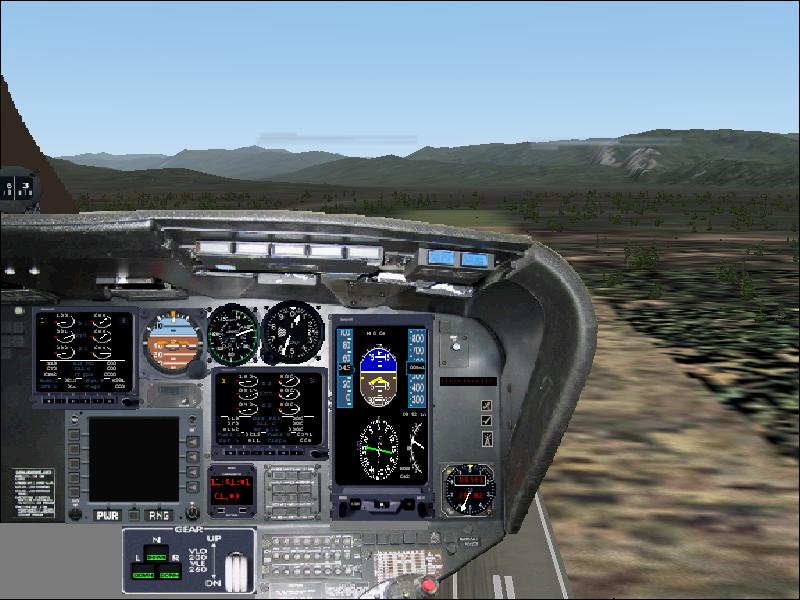 FS2004 Sikorsky S76C 2D Instrument panel