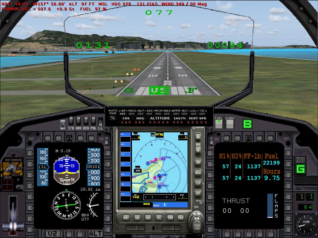 FS2004 Updated & fixed F-15 Panel